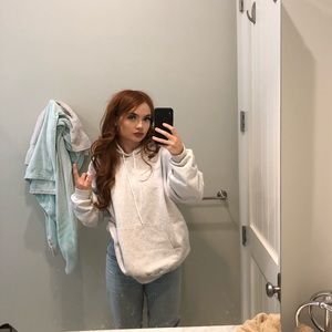 Ash Grey Hanes Hoodie - heavy fleece